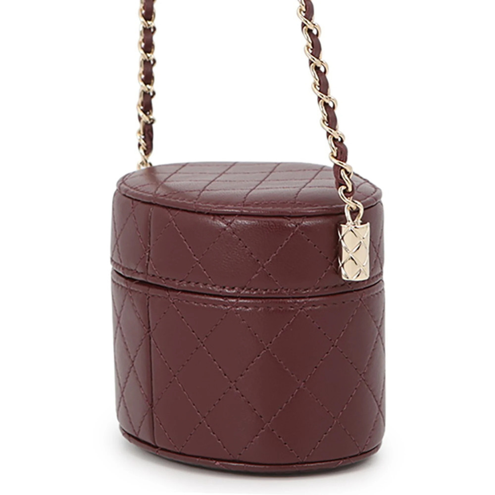 CHANEL Gold Lambskin Leather Logo Shoulder Bag - Picture 2 of 11